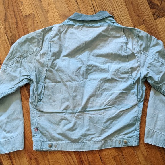 (NWT) BDG Washed cotton lined Work Jacket, Mint, Men's Small - Picture 8 of 8